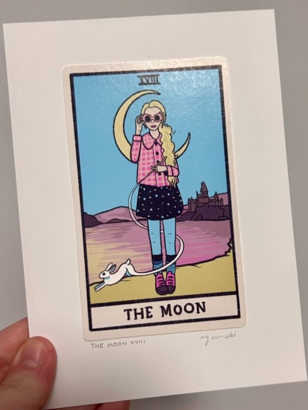 Bookish Tarot Art Print | Luna Lovegood